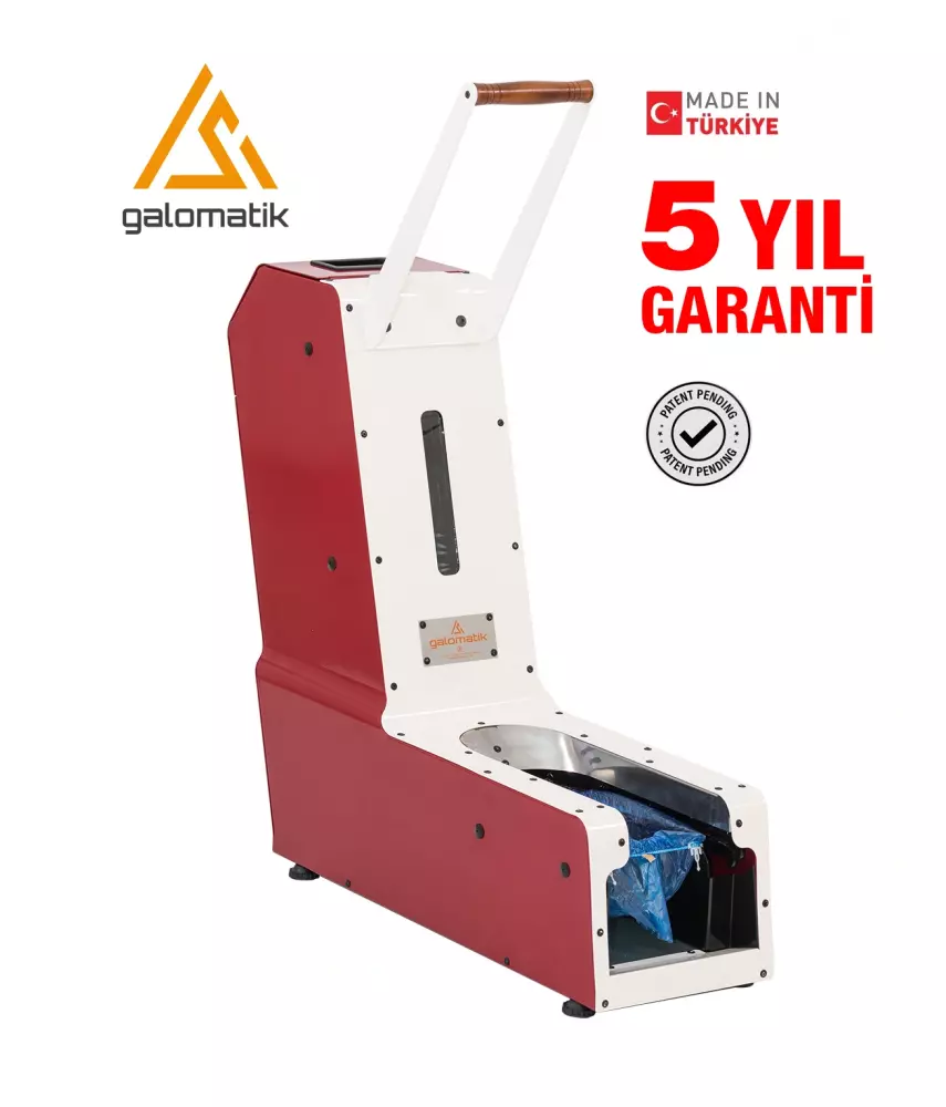 Bordo Galoşmatik Galoş Giydirme Makinesi