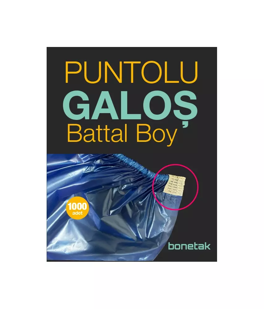 XX Large Battal Boy Puntolu Galoş