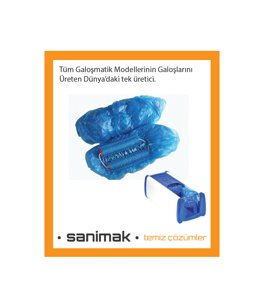Sanimak Galoşmatik Galoşu 30 Adet/Paket