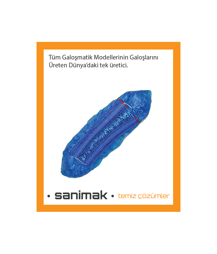 Sanimak Galoşmatik Galoşu 50 Adet/Paket