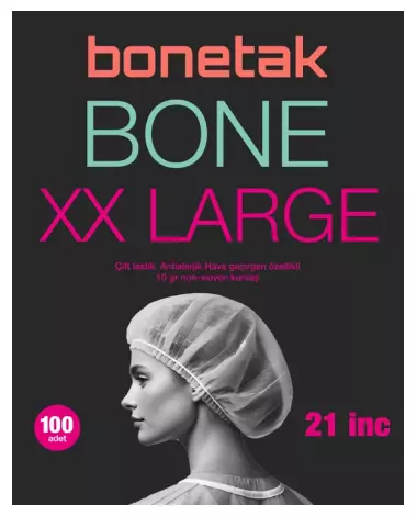 Tek Kullanımlık Bone XX LARGE -  21"  55cm