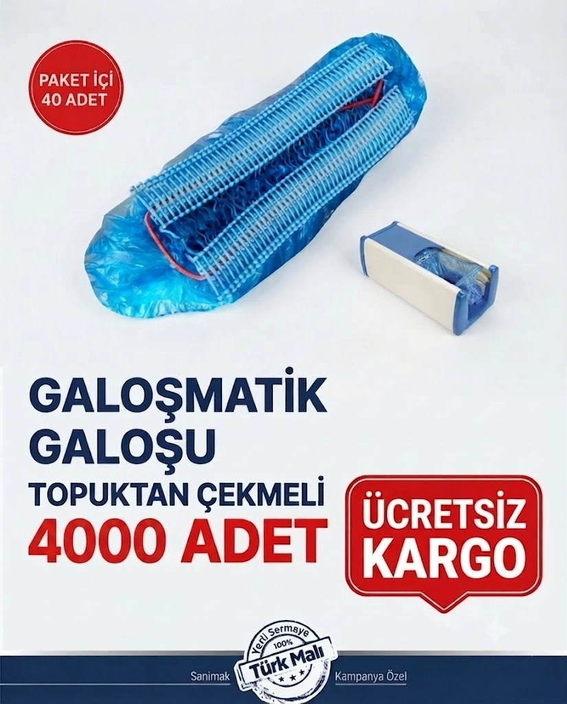 Sanimak Galoşmatik Galoşu 4.000 Adet